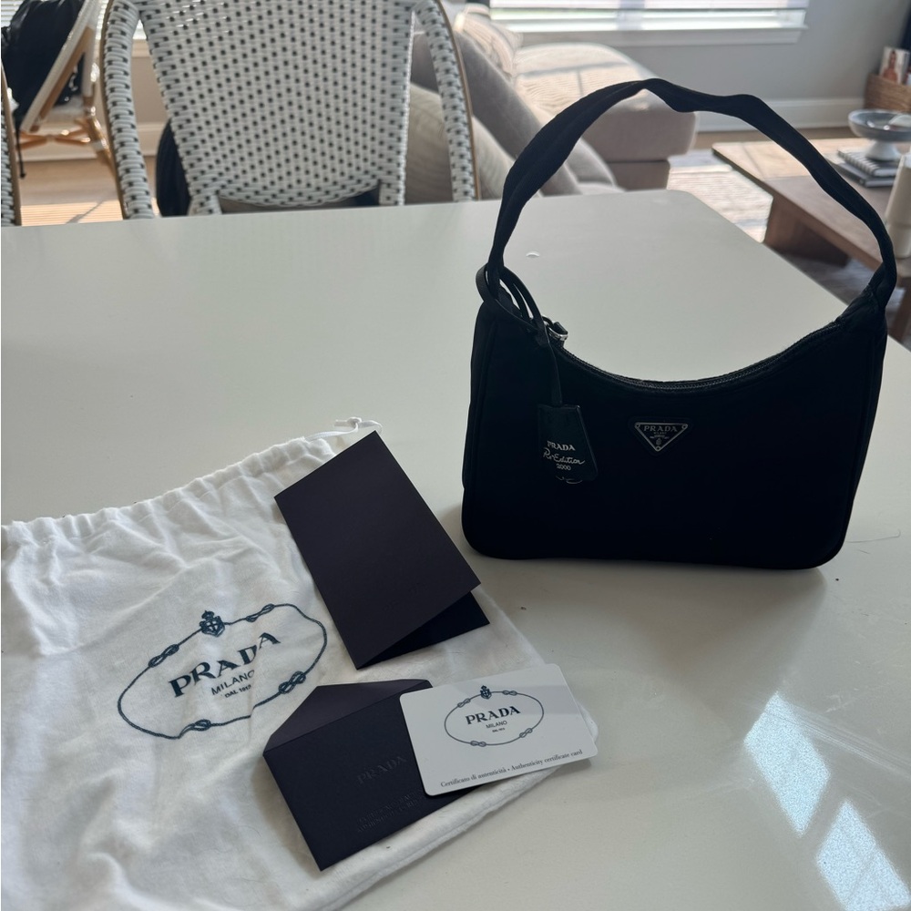 Prada Re-Edition 2000 Black Nylon Mini Bag